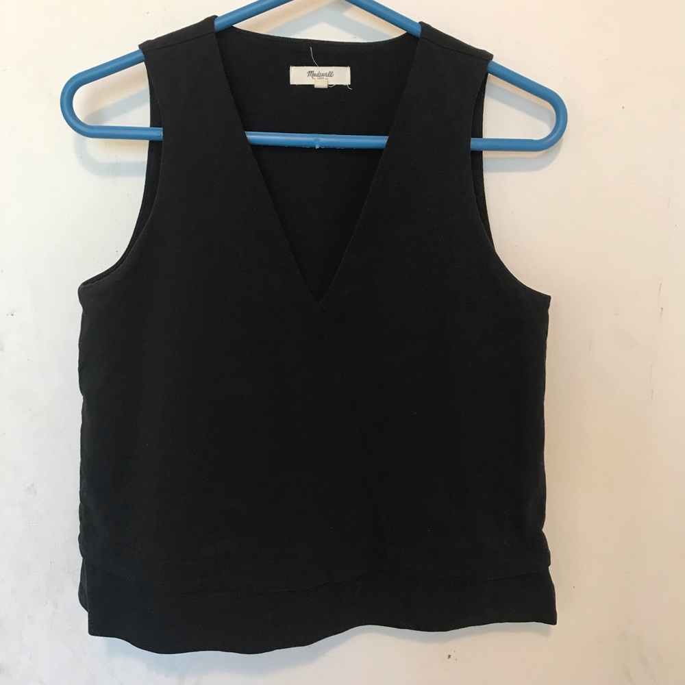 Madewell Cotton V Tank Top